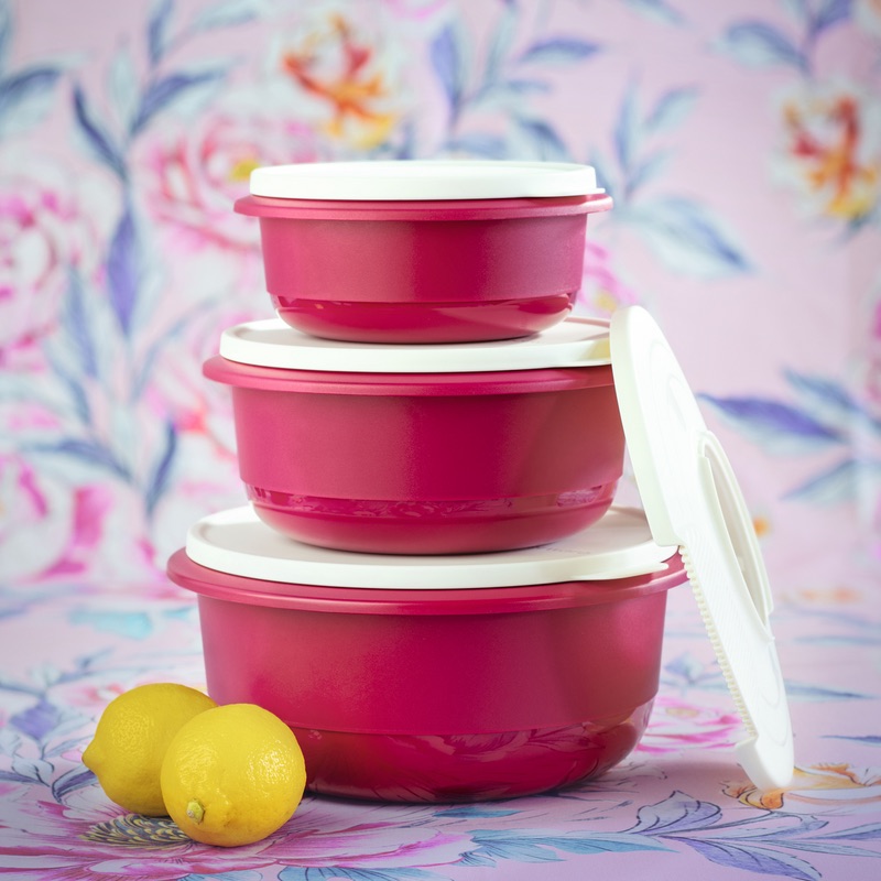 Foto del Set de Tazones Mezcladores + Tapa Multifunciones de Tupperware