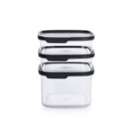 Fotos de los Ultra Clear Cuadrados de Tupperware