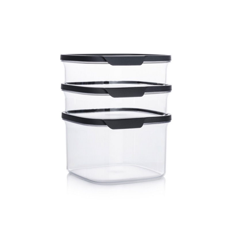 Fotos de los Ultra Clear Cuadrados de Tupperware