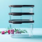 Fotos de los Ultra Clear Cuadrados de Tupperware